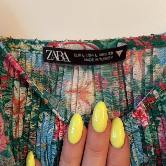 Floral spaghetti strap dress with Bussiere style top - Picture 5 of 7